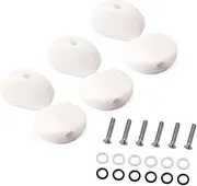 JOINPAYA 6 Pack Acoustic Guitar Tuning Pegs Replacement Set Acrylic Buttons 22.5mm Vintage Style Gc801