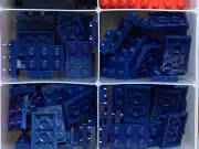 LEGO Parts - Dark Blue Plate 2 x 3 - No 3021 - QTY 75