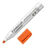Staedtler Lumocolor Whiteboard Marker Bullet Tip 2Mm Line Orange Pack 10 (O2)