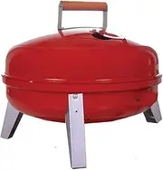 Americana Lock'N Go Charcoal Grill, Red