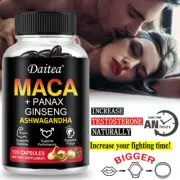 Maca+Panax Ginseng Ashwagandha Supports Stamina,Performance Supports Focus