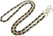 [Prettyia] Leather Purse Chain Strap Replacement for Crossbody, Clutch or Handbag – 120cm Long, with Lobster Clasp, lightweight and removable