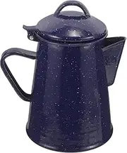 ZUNOXAZ Enamel Coffee Pot Water Kettle for Home Camping Ergonomic Handle Multi Function Tea Coffee Pitcher Stylish Speckled Design for Office Cafe Use