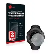 Suunto Ambit3 Run Black,3 x Savvies® Xtreme HD33 Tempered Glass Screen Protector