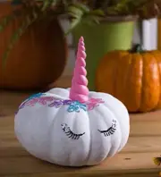 Fun World 3-D Unicorn Pumpkin Decorating Kit Halloween Arts and Crafts for Kids