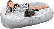 Dog Beds for Large Dogs - Thermal Warm Dog Bed Washable Pet Cushion | Cozy Puppy Couch Non-Slip Cat Sleeping Pad for Autumn Winter