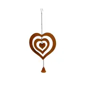 Sill & Sage Hanging Rustic Hearts 59.5cm Home/Garden Decor Outdoor Ornament