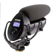 Shure VP83F LensHopper Camera-Mount Condenser Microphone w Flash Recording, New!