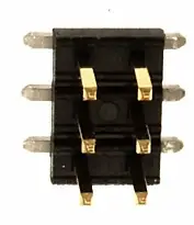 Pack of 12 57202-G52-03LF Connector Header Surface Mount 6 position 0.079" ...