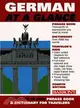 Barron's German at a Glance: Phrase Book & Dictionary for Travelers