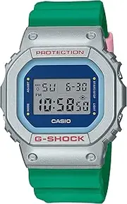 [G-Shock] G SHOCK DIG EUPHORIA S/WATCH, ALARM, 200M WR SILVER BEZEL, GREEN RESIN BAND
