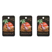 3x Geek Culture Dinosaur Enamel Pin Button Badge/Brooch Jewellery Velociraptor