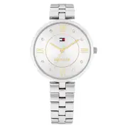 Tommy Hilfiger Stainless Steel Silver Dial Women's Watch - 1782683