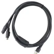 6FT PS2 KeyBoard Wedge Cable For Motorola Symbol LS2208 LS4208 CBA-K01-S07PAR