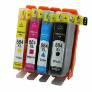 4x 564 XL 564XL Ink Cartridge for HP Deskjet 3070 3520 HP Officejet 4610 4620