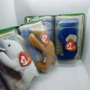 TY McDonald's Beanie Babies 1994 Legends collection, Humphrey/Chilly/Peanut