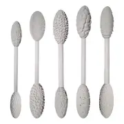 5pcs Texture Tool Sets for Clay Art Double-Ended Pottery Roller Sculpting Kit