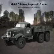 Green 1/16 Scale Remote Control Military Truck 6WD RC Car For Kids Adults