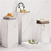 Pedestal Stand, Cube Display Risers, Weddings Parties Pillars, Plinths Dessert Table Display for Backdrop Decor, Strong Load-Bearing(40x40x60cm)