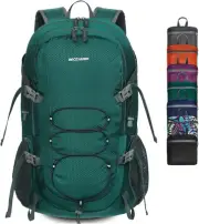 40L Lightweight Hiking Backpack Travel Packable Daypack for Women and Men, Green