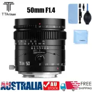 TTArtisan 50mm F1.4 Lens Full-Frame Manual Focus For Fujifilm / Canon / Nikon