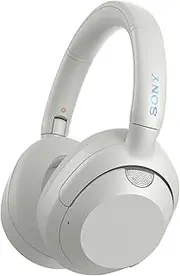 Sony ULT WEAR Wireless Bluetooth Headphones with ULT Power Sound, Ultimate Deep Bass, Noise Cancelling, Clear Talk Quality, Up to 30 Hours Battery Life (NC on), iOS & Android - Off-White