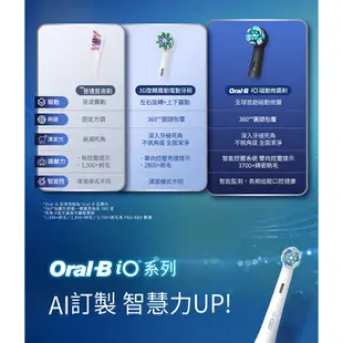 德國百靈Oral-B iO3s 微磁電動牙刷 (白色)