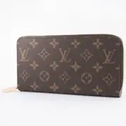 Louis Vuitton Zippy Wallet Long M41894 Monogram Canvas Rose Ballerine Women'S Us