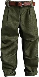Generic 1/12 Doll Pants and Belt, Cosplay Action Figures, Casual Miniature Doll Costume, Dress Up for 6 Inch Figures , Green Pant