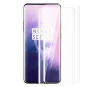 3D Curved Covered Full Screen Tempered Glass Film For Oneplus 7 Pro 2Pcs Transparent Screen Protectors