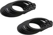 Circlip Rings,20 Pcs 65Mn Alloy Steel C-Clips External Retaining Rings,30-38Mm Circlip Snap External Retaining Ring for Electrical Appliance,37mm (Color:37mm) (Color : 38mm)