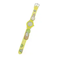 在飛比找樂天市場購物網優惠-大賀屋 日貨 角落生物 手錶 黃色 卡通錶 3D 立體 錶帶