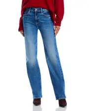 Mother The Kick It High Rise Bootcut Jeans in Bitchin