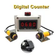 Automatic Infrared Laser Induction Counter 0-9999 Electronic Display Counting
