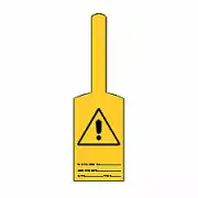 Warning Symbol (Self-Locking) | Lockout Tags