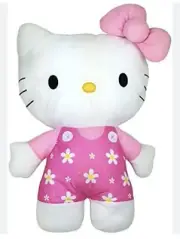Hello Kitty Floral Plush Backpack NEW WITH TAGS