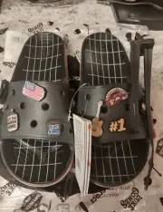 Luke Combs Crocs Classic Bootlegger Slide Black Size M7/W9