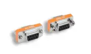 Null Modem Adapter DB9F to DB9F Slimline