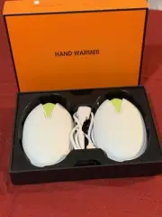 Shenzhen A23 White Portable Rechargeable 3000mAh Electric Hand Warmer - Pair