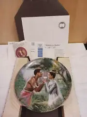 Vintage Knowles "The King and I" Collectible Plate "WE KISS IN A SHADOW" 1985