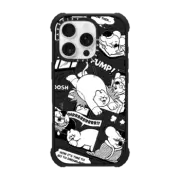 iPhone 16 Pro Ultra Impact Case MagSafe Compatible BLACK CARTOON