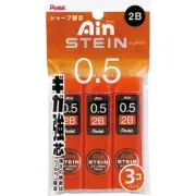 Ain Stein Mechanical Pencil Lead 0.5mm 2B 40 Leads x 3 Pack XC2752B-3P