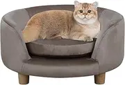 DGBAOBEI Cat Sofa Bed, Small Pet Couch, Puppy Dog Couch, Cozy and Firm,Pet Sofa Bed (Brown)