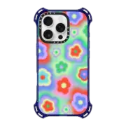 iPhone 16 Pro Bounce Case MagSafe Compatible Acid Flowers