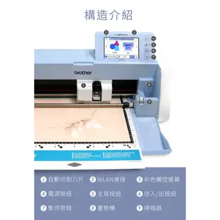 日本brother ScanNcut DX SDX1200 掃圖裁藝機 手作推薦款 【臺灣喜佳】