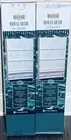 Lot Of 2 ~ Jacquard Khaki Floral ~ 23””X72”Fabric Blinds/Roman Shades
