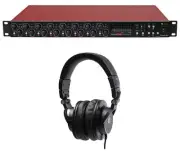 Focusrite Scarlett OctoPre Dynamic 8Ch Microphone Mic Preamp+Presonus Headphones