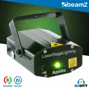 Beamz Apollo Multipoint Laser Effect Red Green Sound Activated