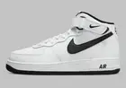 Nike Air Force 1 '07 Mid White Black Panda DV0806-101 sz 13 Men's Retro