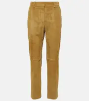 [Joseph] Joseph Coleman suede cropped pants AU 12 beige